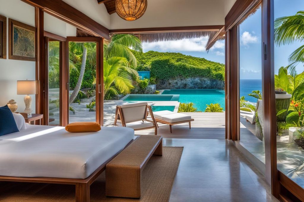 Villa avec piscine à St Barth