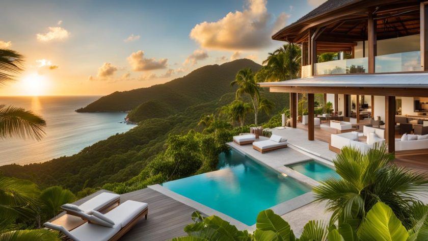 location villa saint barthelemy