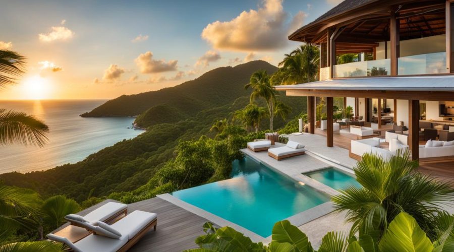 location villa saint barthelemy