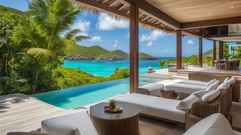 location villa st barth