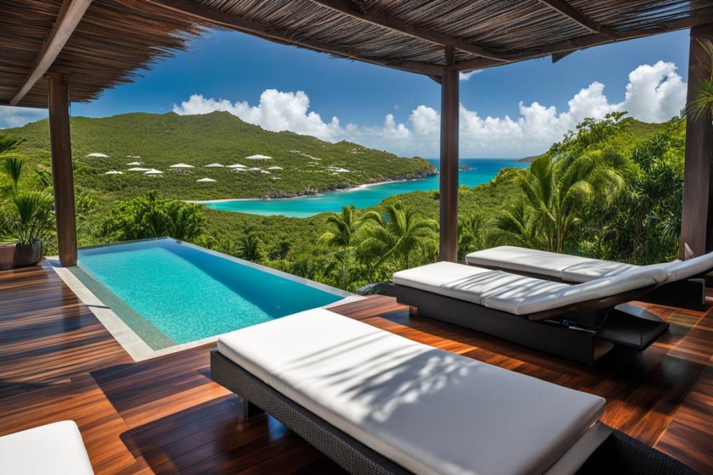 villa avec piscine st barth