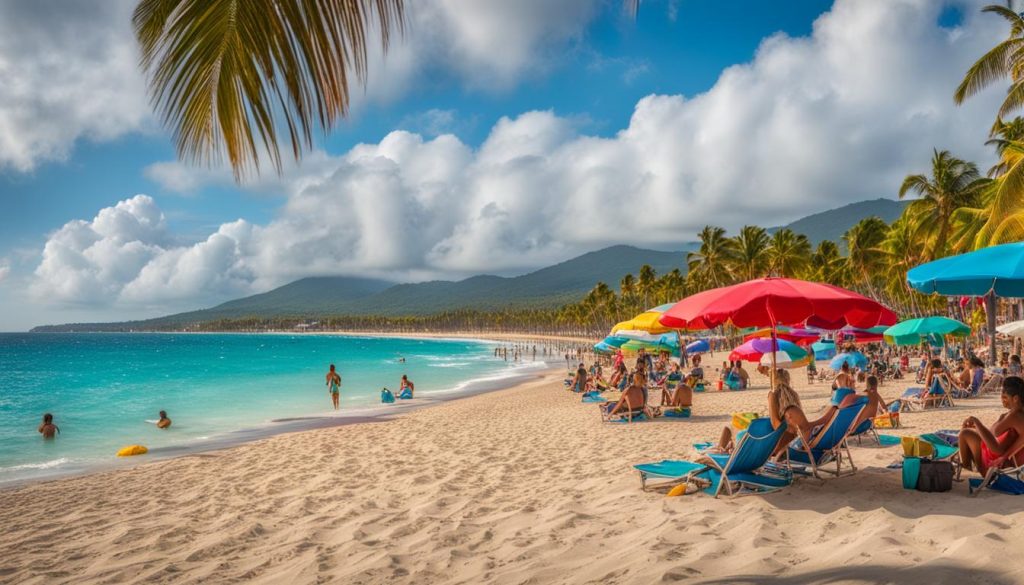plage Mexique en aout