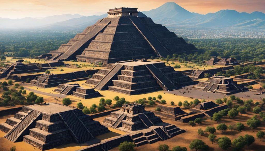 Culture mexicaine Pyramides Teotihuacan Mexique