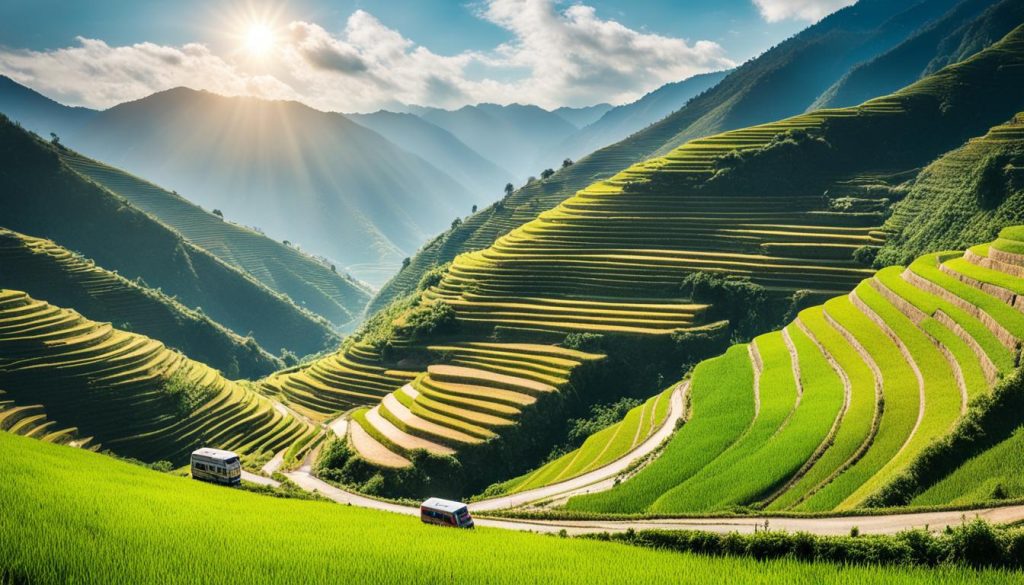 Mu Cang Chai transport