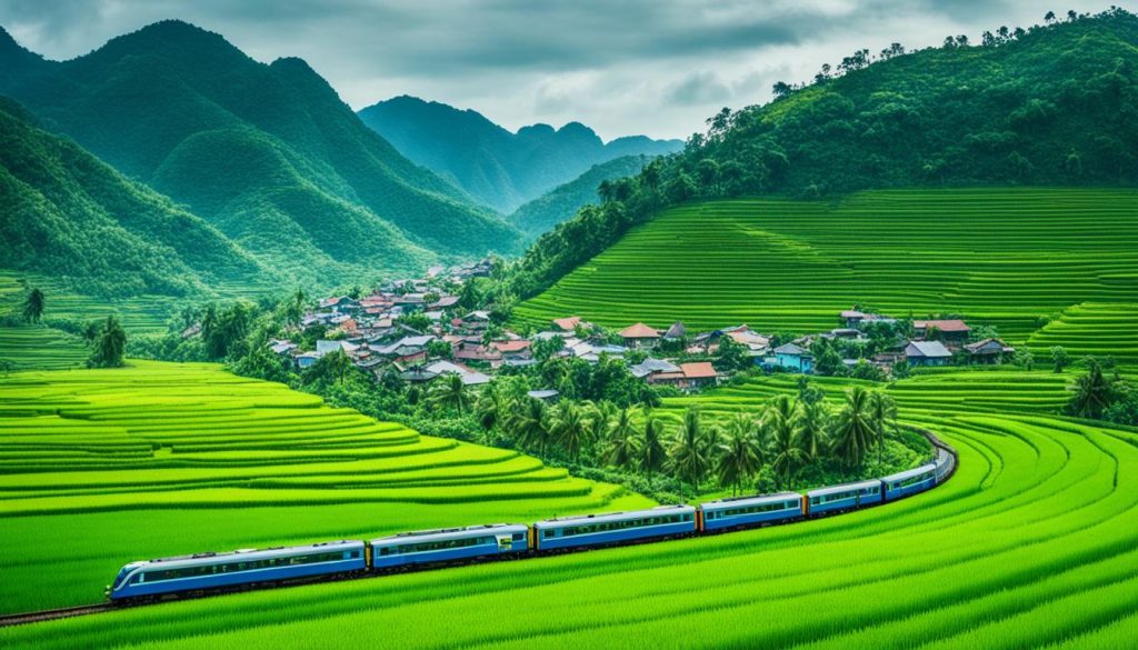 Train et culture vietnamienne