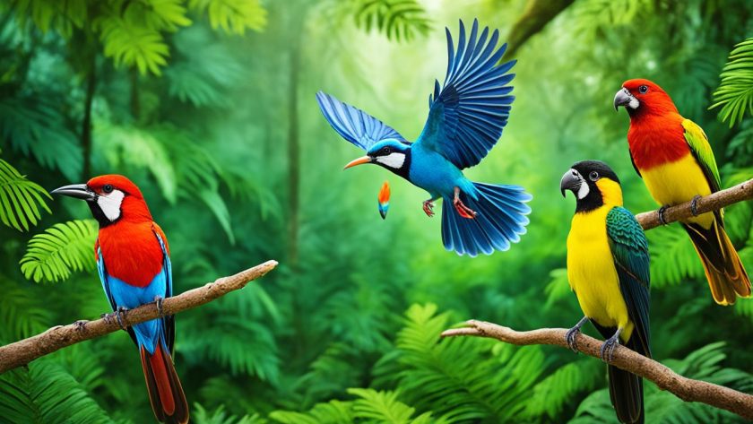 Oiseaux rares de la Nouvelle-Calédonie