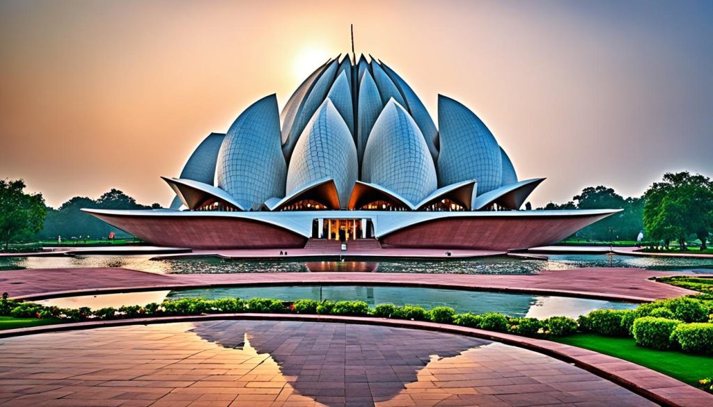 Architecture Temple du Lotus