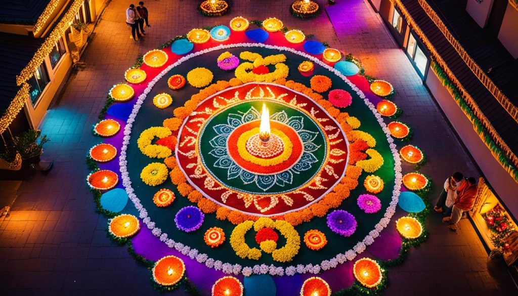 Décorations de Diwali