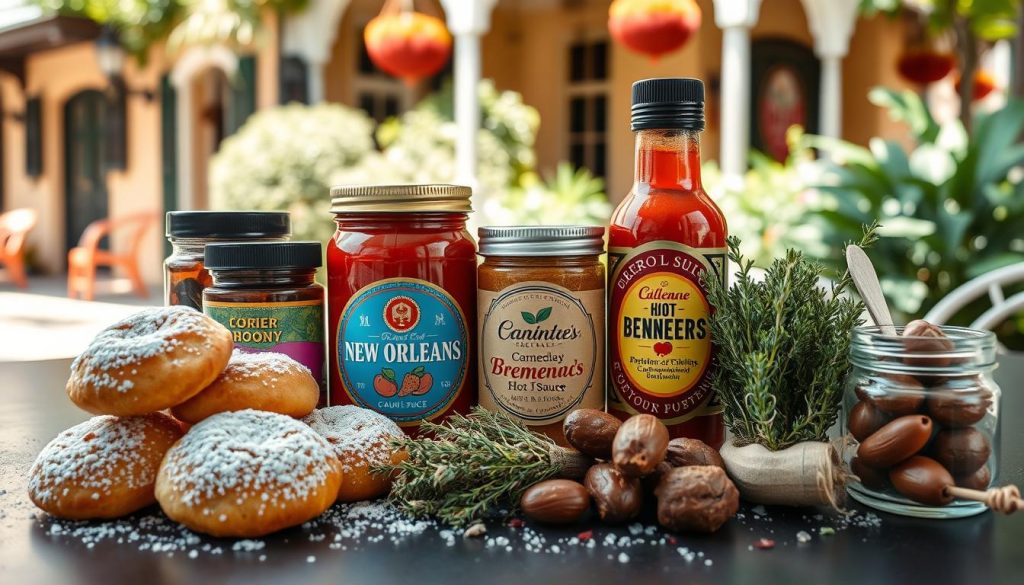 Produits typiques de La Nouvelle Orléans