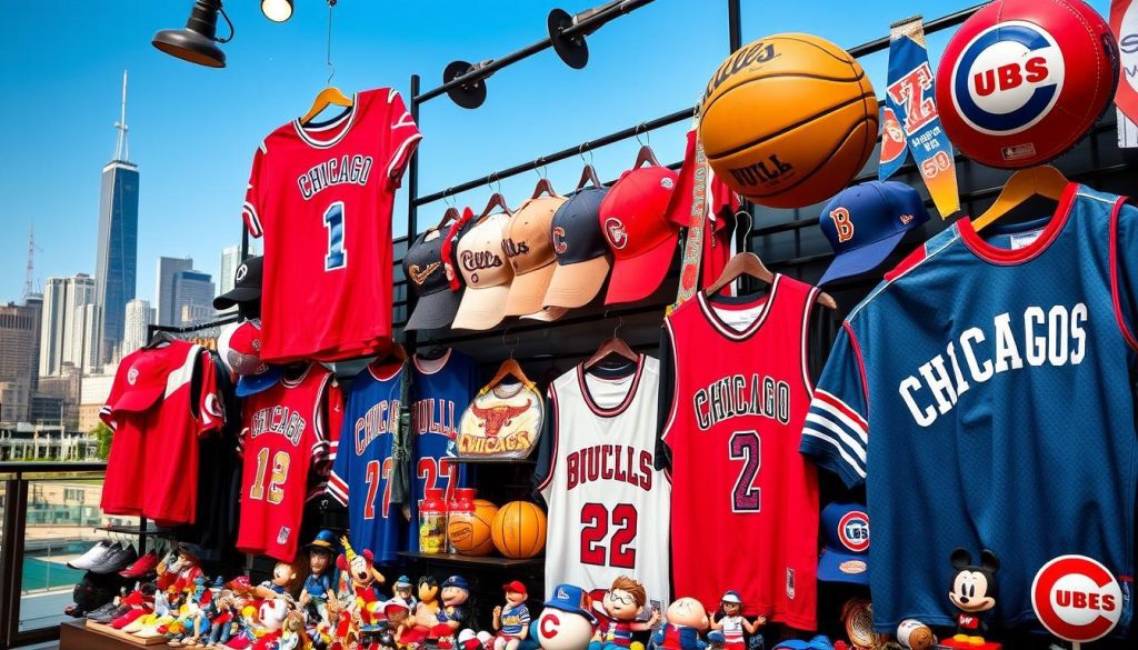 produits dérivés équipes sportives Chicago