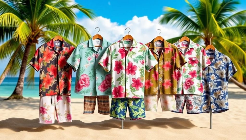vêtements hawaïens