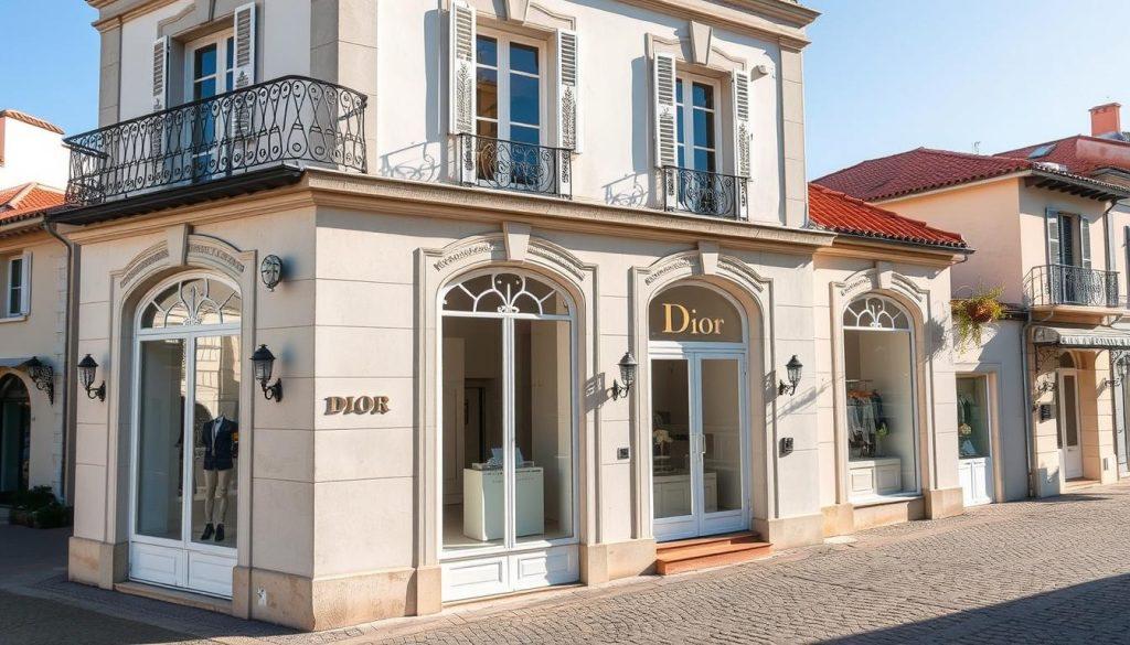 Architecture boutique Dior Saint Tropez
