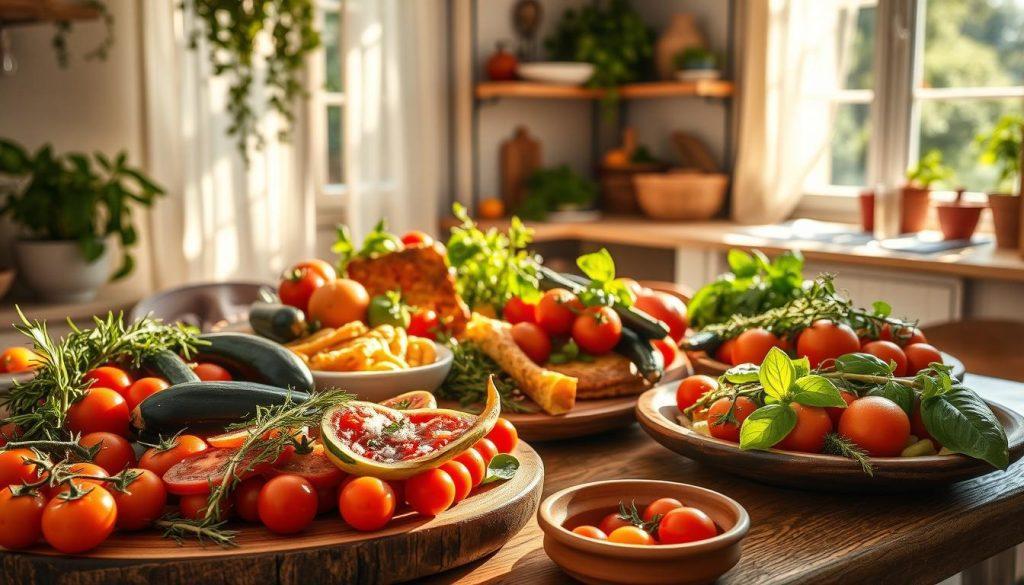 Plats végétariens provençaux