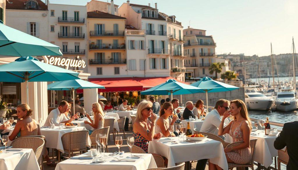 Terrasse du restaurant Senequier Saint-Tropez