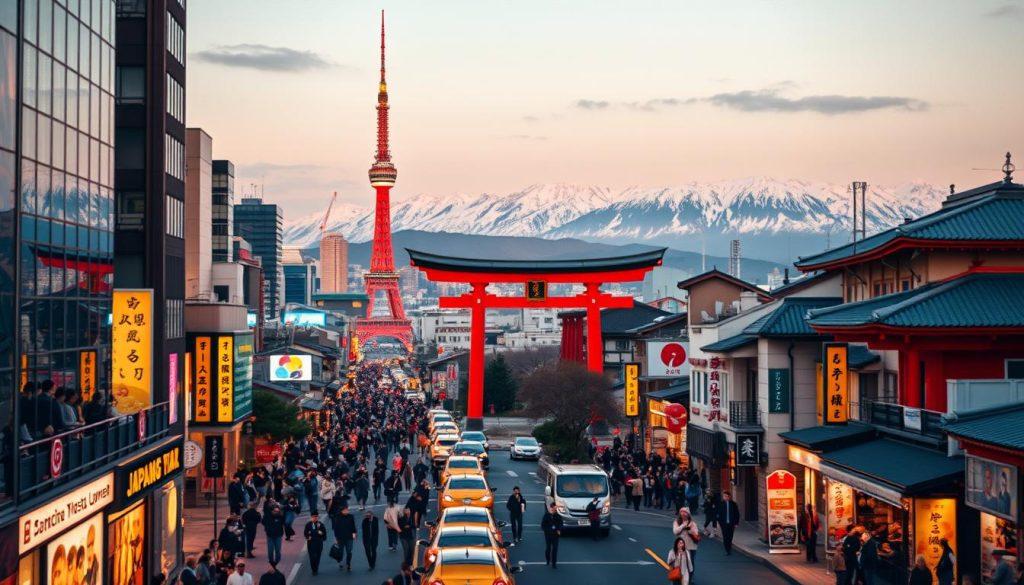 critères sélection villes japon