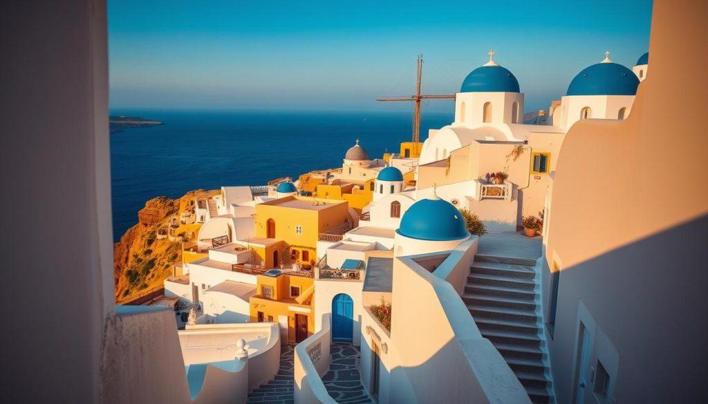 oia santorin maisons blanches dômes bleus oia santorin maisons blanches dômes bleus